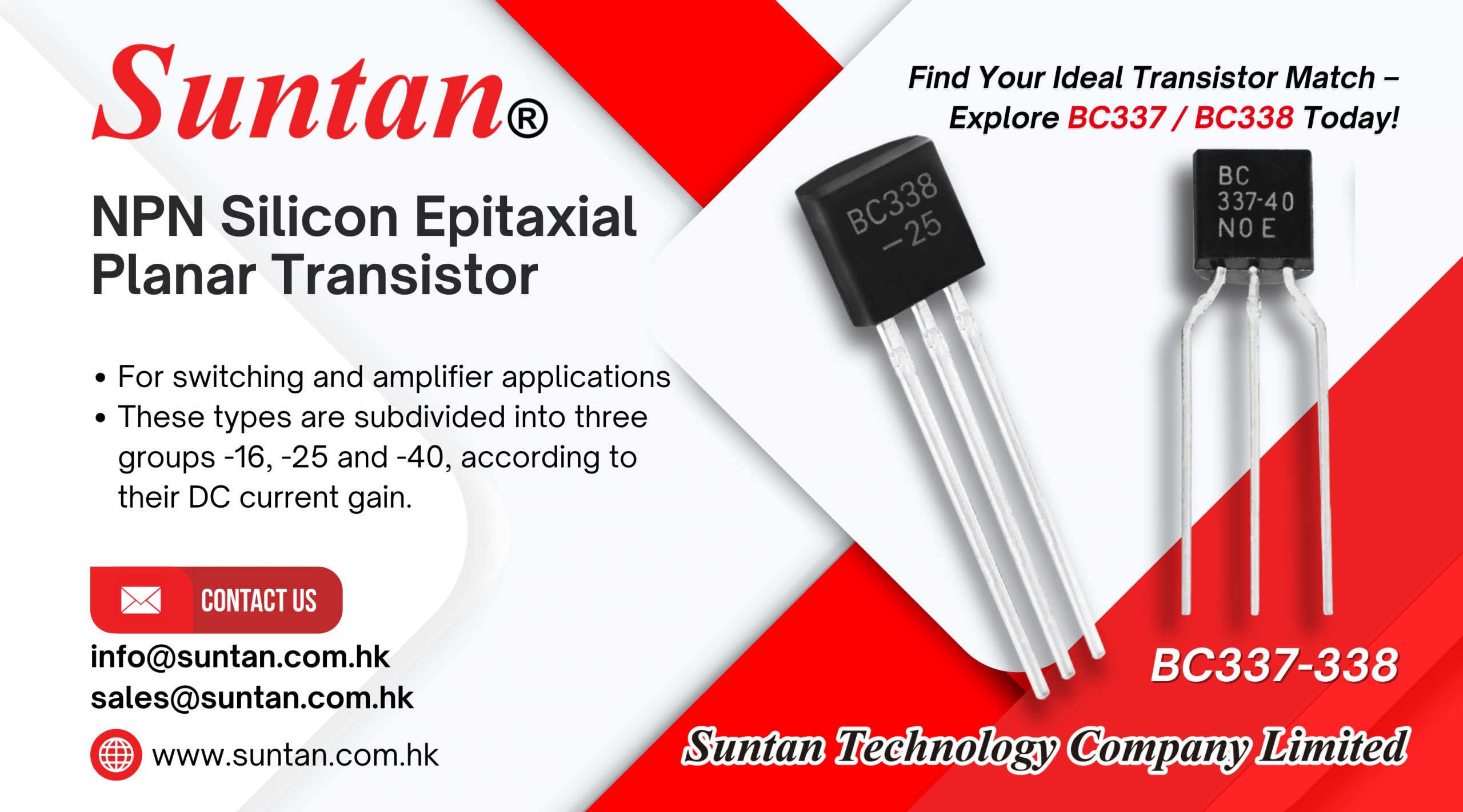 Reliable Switching and Amplifier Performance Starts with the Right Transistor