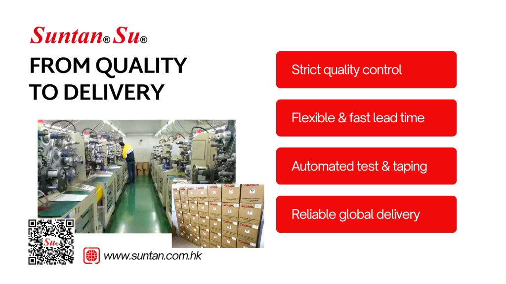 Suntan® Diode Manufacturing – Quality Control, Automated Testing, Global Delivery